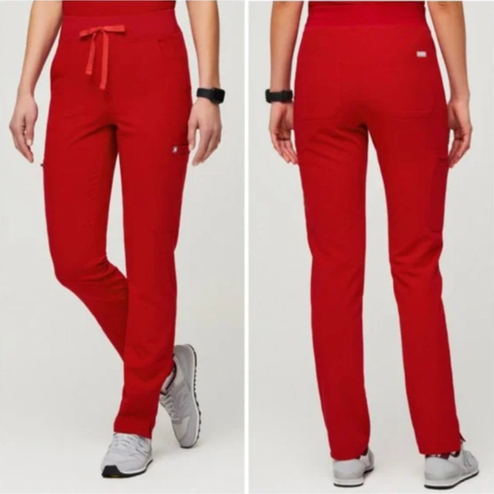 Figs Yola™ High Waisted 2.0 - Skinny Scrub Pants - L - RARE COLOR